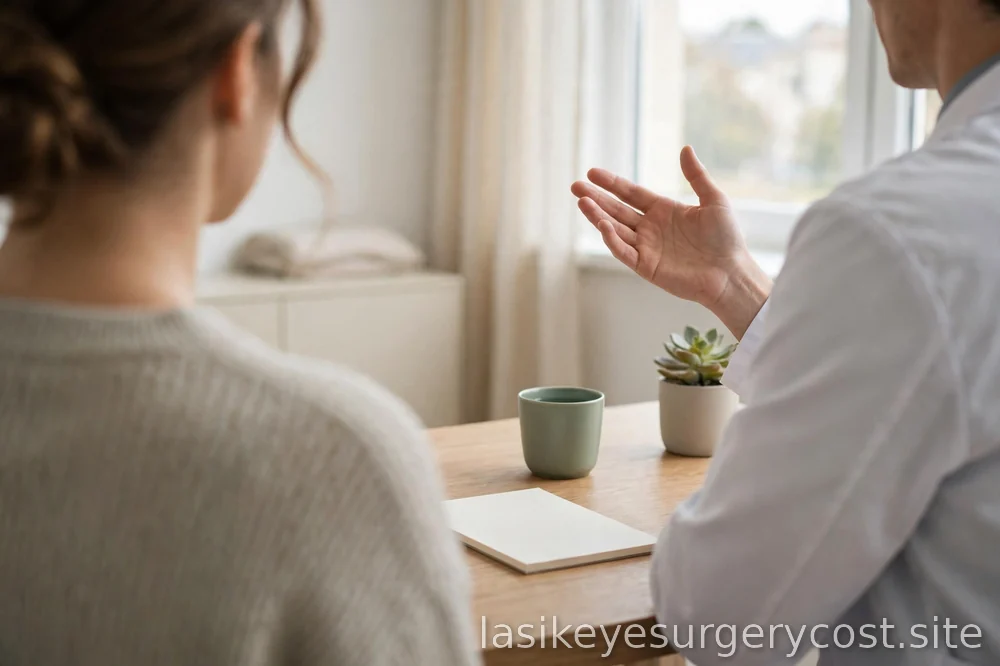 doctor explaining to patient