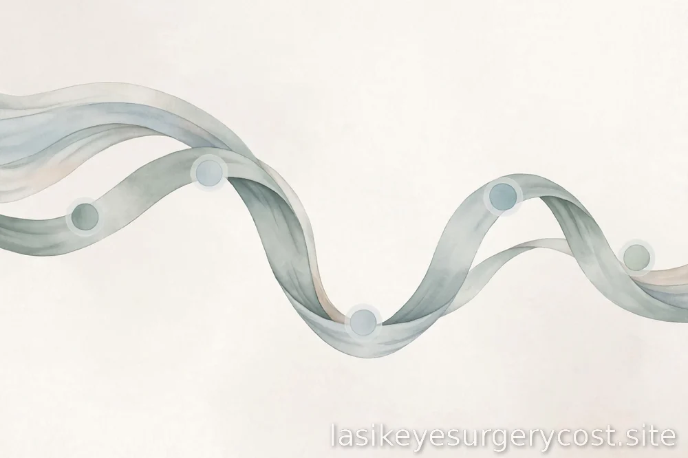 abstract timeline illustration