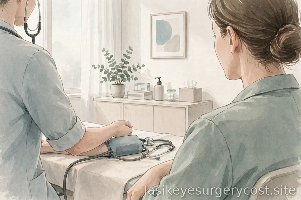 patient at follow-up appointment