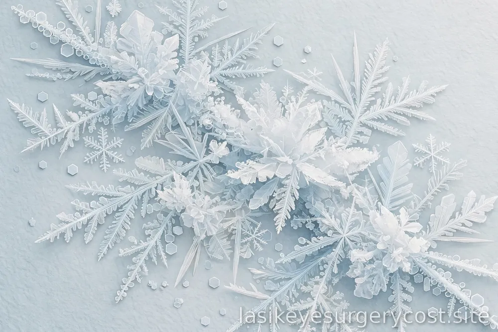 winter-themed abstract